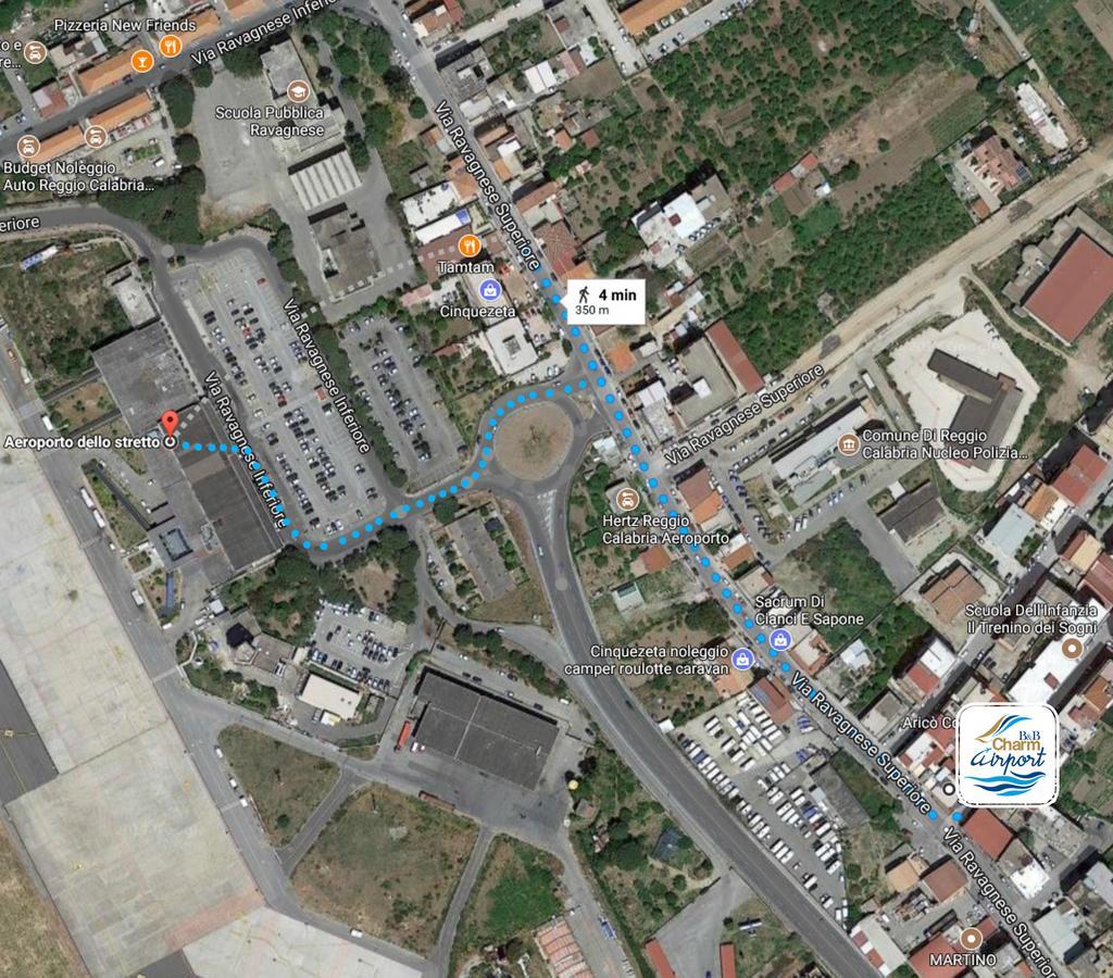 Charm Airport Bed & Breakfast Reggio di Calabria Ngoại thất bức ảnh